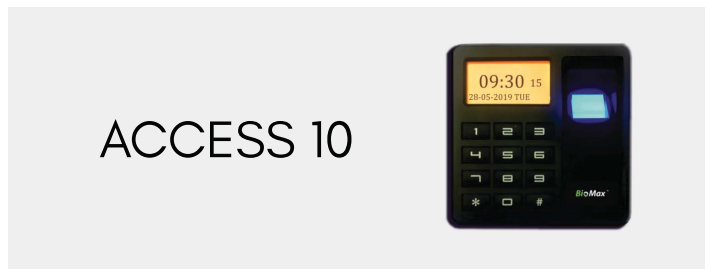 Biomax Standalone Access Control System N Access 10 