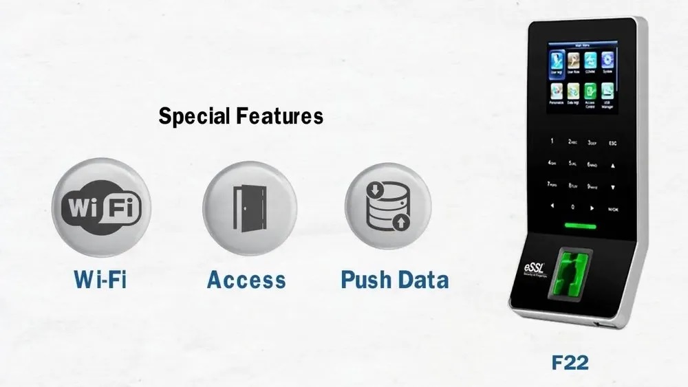 Essl WiFi Enabled Fingerprint Time Attendance Machine with Access Control