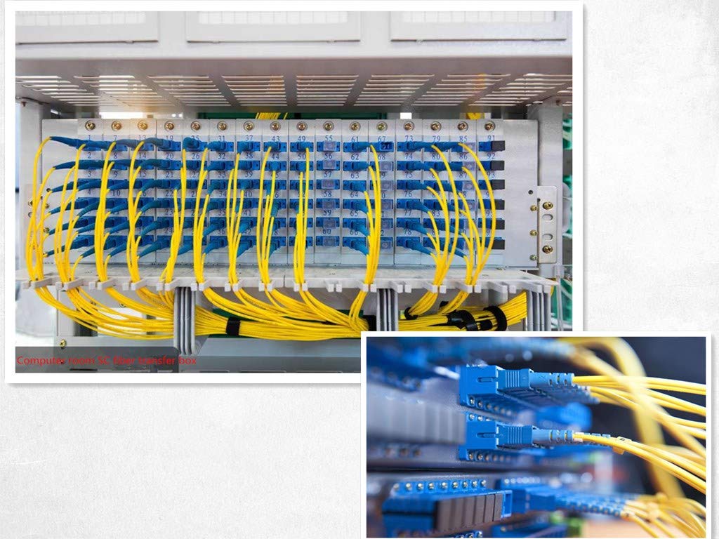 VisualNex SC-SC Single Mode Fiber Optic Patch Cable 3 Meters