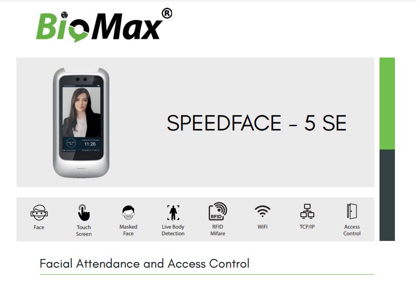 Biomax AI Face Recognition Terminal