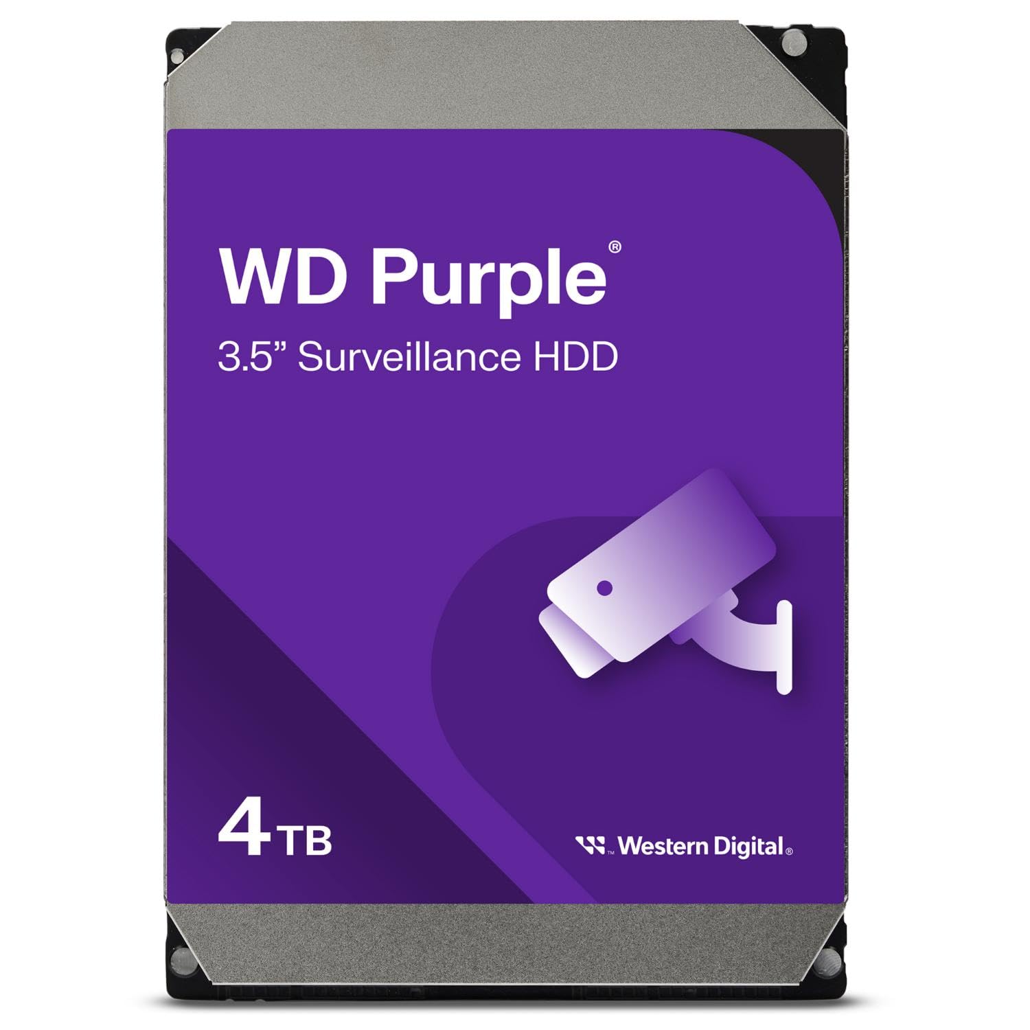 WD Purple Surveillance Hard Drive - 4TB